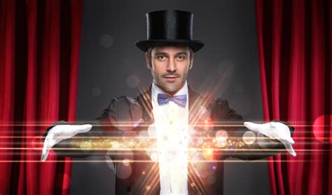 Upscale gala event magician